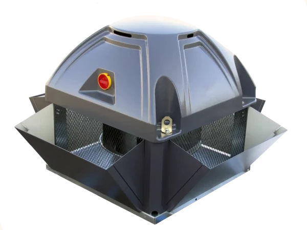 Tourelle vert f400/120, 10000m3/h, moteur ie3 tri 6 pôles 1,1kw, int, depr, pyr - S&P France - 209954