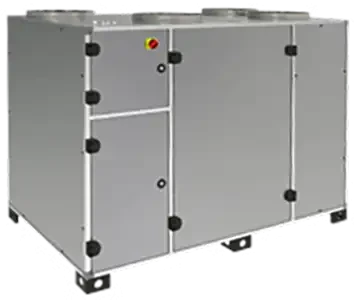 Centrale double-flux thr 90%  raccordement vertical servitude droite 1600 m3/h - S&P France - 247103