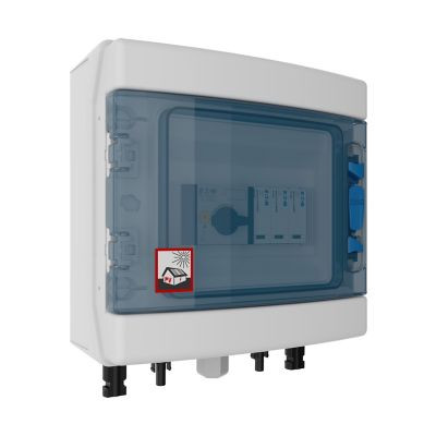 Coffret photovoltaic dc, 1x in + 1x out, raccordement mc4, ika-1/8 - Eaton - EP-501984