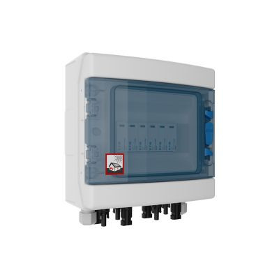 Coffret photovoltaic dc, 2x in + 2x out, raccordement mc4, ika-1/8, étanche - Eaton - EP-501989