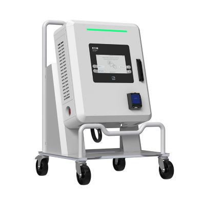 Borne de recharge ve tertiaire dc 30kw 1xccs2 80a rfid + dc mid ip55 ik10 - Eaton - GMD3005BBAG00D00