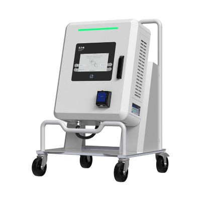 Borne recharge ve tertiaire dc 30kw 1xccs2 80a rfid + dc mid + tpe ip55 ik10 - Eaton - GMD3005BBAH00D00