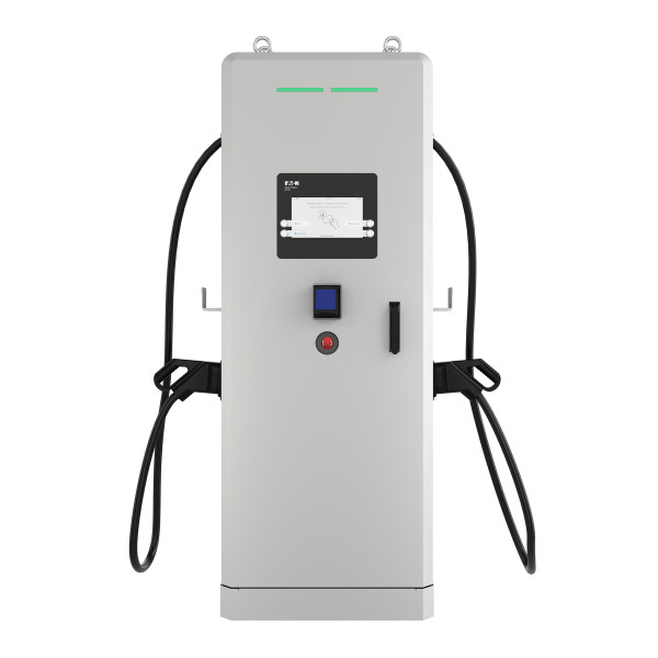 Borne de recharge ve double tertiaire dc 60kw 2xccs2 160a rfid ip55 ik10 - Eaton - GMD6055ABAG00D00