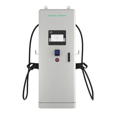 Borne recharge ve double tert. dc 60kw 2xccs2 160a + dc mid + tpe rfid ip55 ik10 - Eaton - GMD6055BBAH00D00