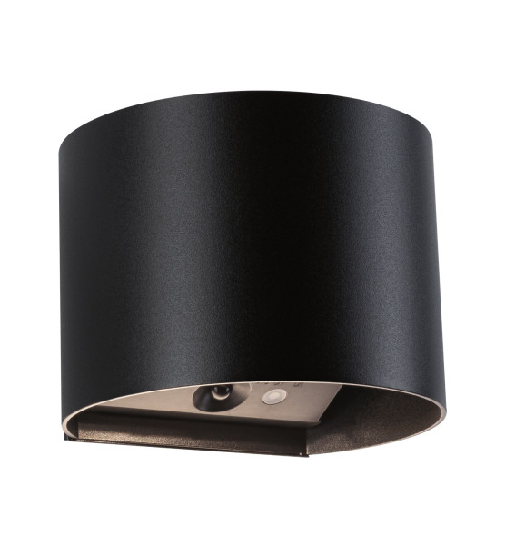 Sdb applique mobile nyara ip44 __w  140mm 170lm 3000k sensor usbc mét plast noir - Paulmann - 71284