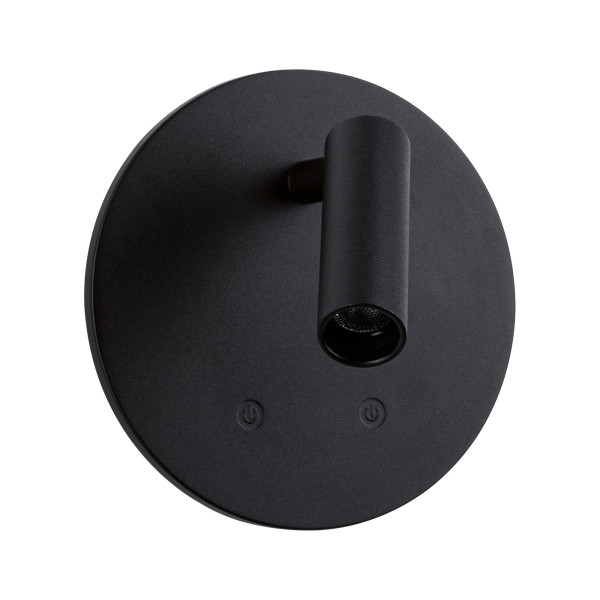 Applique led kiora 1,5w 150lm 2700k dimmable usbc plastique noir 230v - Paulmann - 71286