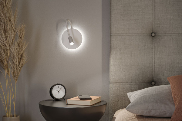 Applique led miora 1,5w 150lm 2700k dimmable usbc plastique blanc 230v - Paulmann - 71289