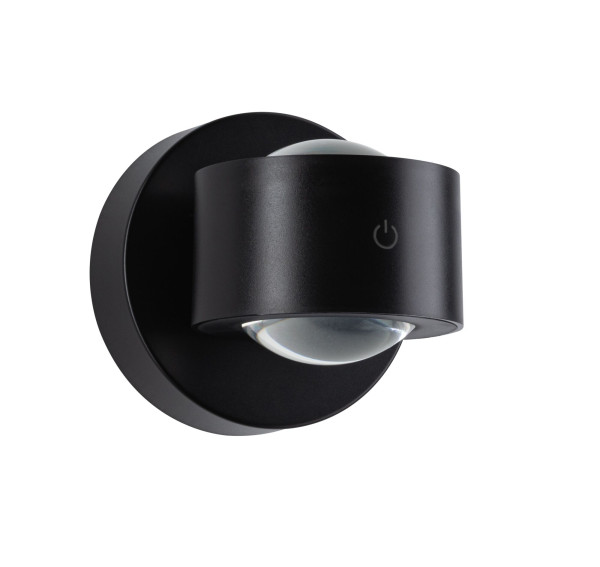 Applique led zorik 3w 180lm 2700k dimmable usbc plastique noir ip44 230v - Paulmann - 71290