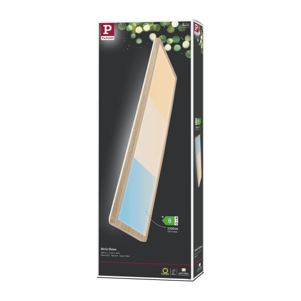 Panel atria shine 16w wsel 560x200mmholz - Paulmann - 71311