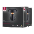 Lampe à poser led lirox __w switch to warm usbc mét/plast noir/champagne ip44 - Paulmann - 77060