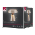 Lampe à poser led lirox__w  switch to warm usbc mét/plast champagne/noir ip44 - Paulmann - 77061