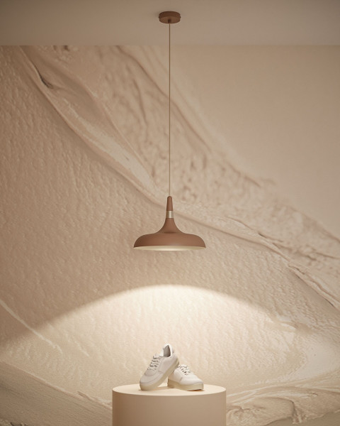 Suspension neordic juna max1x20w e27 l1,10m métal brun 230v sans ampoule - Paulmann - 77071