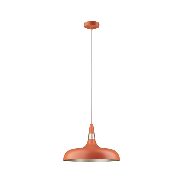 Suspension neordic juna max1x20w e27 l1,10m métal corail 230v sans ampoule - Paulmann - 77077