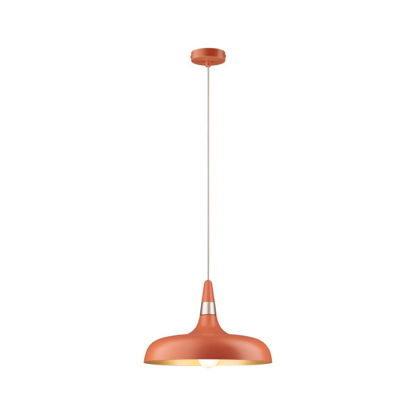 Suspension neordic juna max1x20w e27 l1,10m métal corail 230v sans ampoule - Paulmann - 77077