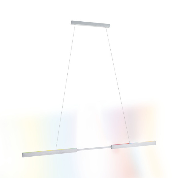Suspension led aptare 2x16w 3840lm zb rgbw tunw métal alu brossé 230v - Paulmann - 78025