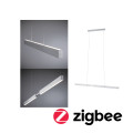 Suspension led aptare 2x16w 3840lm zb rgbw tunw métal alu brossé 230v - Paulmann - 78025