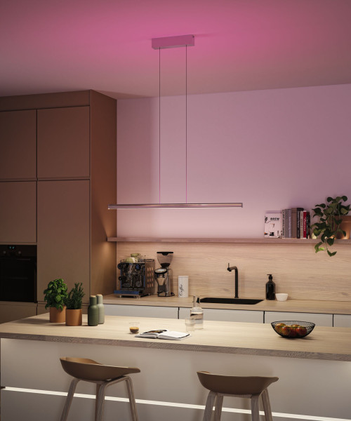 Suspension led lesko 19/3w 2300/370lm dim tunw rgbw métal plastique alu 230v - Paulmann - 78478