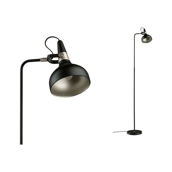 Lampadaire juna max.20w e14 sans ampoule on/off métal noir doré 230v - Paulmann - 78480