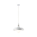 Suspension juna max20w e27 sans ampoule d342mm l1,10m métal blanc doré 230v - Paulmann - 78484
