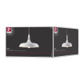 Suspension juna max20w e27 sans ampoule d342mm l1,10m métal blanc doré 230v - Paulmann - 78484