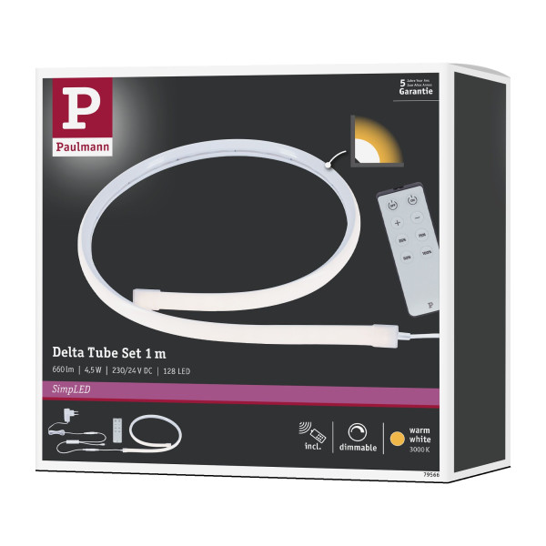 Ruban simpled delta tube set 1m warmwhite - Paulmann - 79566