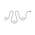 Extérieur plug & shine lichterkette naima 3 balls 1,5m 3000 k ip67 erweiterung - Paulmann - 94912