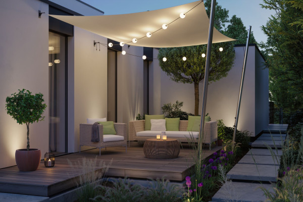 Extérieur solar lichterkette naima 3 balls 5,5m 3000 k ip67 erweiterung - Paulmann - 94913