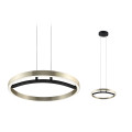 Suspension led melina 29w 2700k métal or noir 230v - Paulmann - 94928