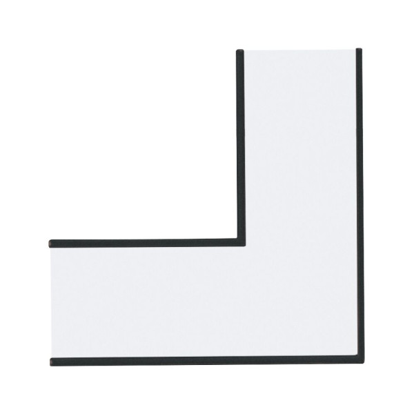 Linion canal lumineux angle 90° 3w 3000k 24v ral 9004 noir de sécurité - Paulmann - 98171