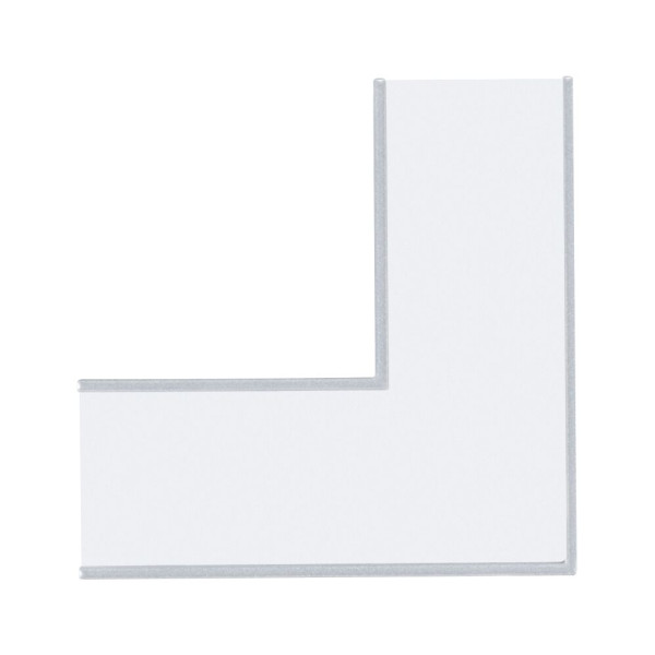 Linion canal lumineux angle 90° 3w 3000k 24v ral 9006 aluminium blanc - Paulmann - 98176