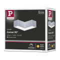 Linion canal lumineux angle 90° 3w 3000k 24v ral 9006 aluminium blanc - Paulmann - 98176