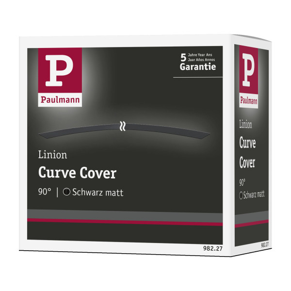 Linion couverture courbe noir plastique - Paulmann - 98227