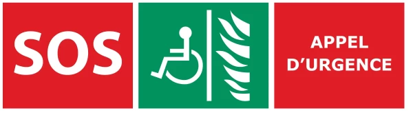 Jeu de 3 cartes de signalisation eas pour gtad - Aiphone - EASGT