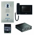 Pack ip access, enc. moniteur boucle magnétique, programmé, switch poe inclus - Aiphone - PIXEL