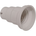 Adapteur douille b22 en e27 blanc - Ebenoid - 112490