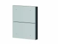 Façade ionprime pb aluminium brossé 2 touches-4 appuis - Theben - 9080064