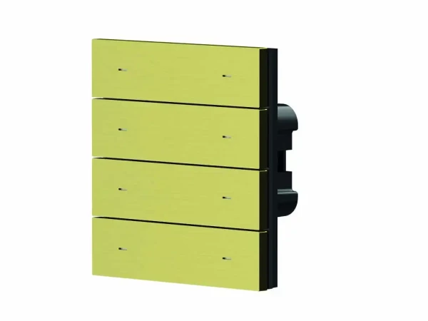 Façade ionprime pb laiton 4 touches-8 appuis - Theben - 9080072