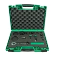 Coffret 9 poinçons et matrices e-vo3, pe 9 à 48, avec axes polydiam et clé - AGI Robur - 011785