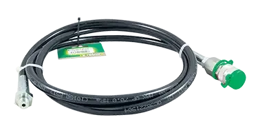 Flexible hydraulique 700 bars, 1,80m, 1/4 m à visser et f rapide - AGI Robur - 012029