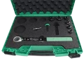 Coffret 6 poinçons et matrices e-vo3+, pe 9 à 21, avec axes polydiam et clé - AGI Robur - 016135