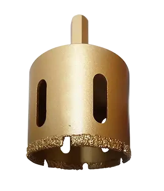 Scie trépan diamant monobloc diam. 68 mm, pour pierre, grès céram dureté 9 etc. - AGI Robur - 062551