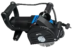 Rainureuse béton en coffret capacité 46 x 45 mm, livrée avec 2 disques et ciseau - AGI Robur - 082043