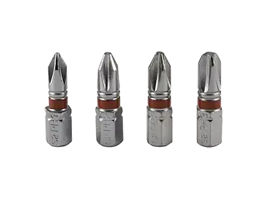 Boite de 4 embouts de vissage 25mm, ph1, 2x ph2, ph3 - AGI Robur - 084392