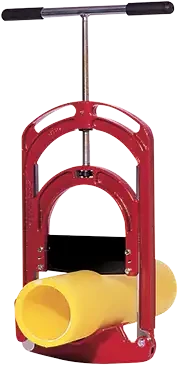 Coupe-tube guillotine pour pehd cap. 225mm - AGI Robur - 141133