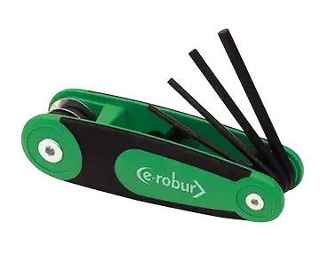 Clé 6 pans male, métrique sur monture 2,5 - 3 - 4 - 5 - 6 - 8 mm - AGI Robur - 214004