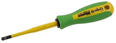 Tournevis trimatière, isolant affleurant, mixte pz 2, plat 6 x 100 mm - AGI Robur - 221128