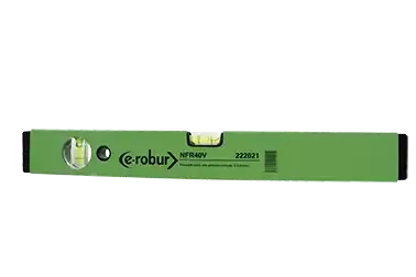 Niveau aluminium 60 cm, à fioles horizontale et verticale, incassables. - AGI Robur - 222023