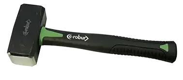 Massette 1250 g manche trimatière, fibre de verre, polypro et élastomère. - AGI Robur - 222116