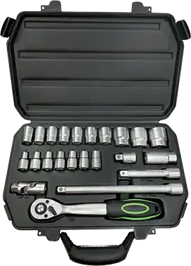 Cliquet et douilles 23 pièces - AGI Robur - 222911