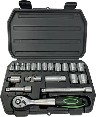 Cliquet et douilles 20 pièces - AGI Robur - 222915